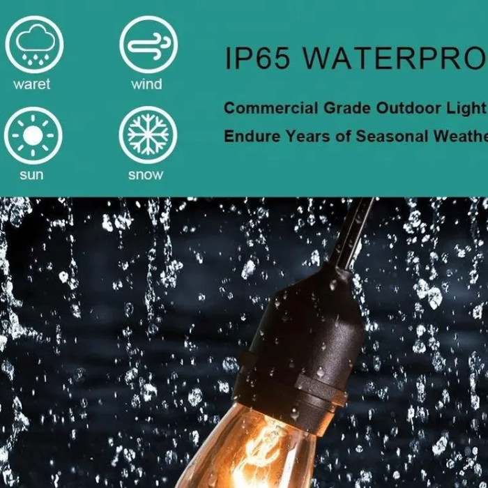 GUIRNALDA ELECTRICA TERRAZA Y JARDIN  10 Y 20 MTS