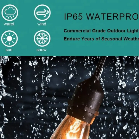 GUIRNALDA ELECTRICA TERRAZA Y JARDIN 5 - 10 Y 20 MTS