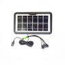 CARGADOR PANEL SOLAR 8W MULTIFUNCIONAL 6V