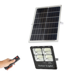 REFLECTOR SOLAR LED CUERPO ALUMINIO NEGRO 200W BATERIA LiFePo4 20AH