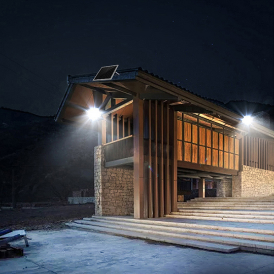 REFLECTOR SOLAR LED CUERPO ALUMINIO NEGRO 400W BATERIA LiFePo4 30AH