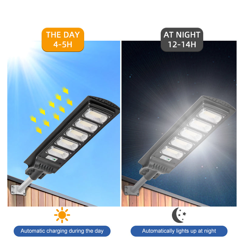 Foco Solar Led 400w-2000lm Exterior Con Sensor De Movimiento