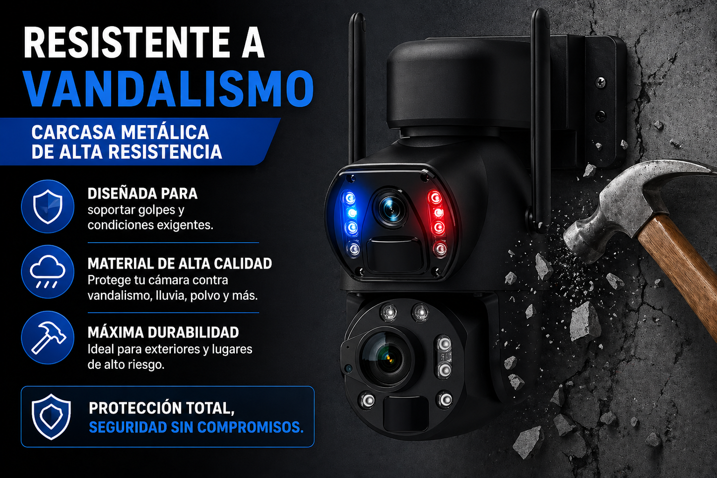 Cámara Seguridad Solar 4g AOV 24/7 Ptz 6mpx Visión Nocturna