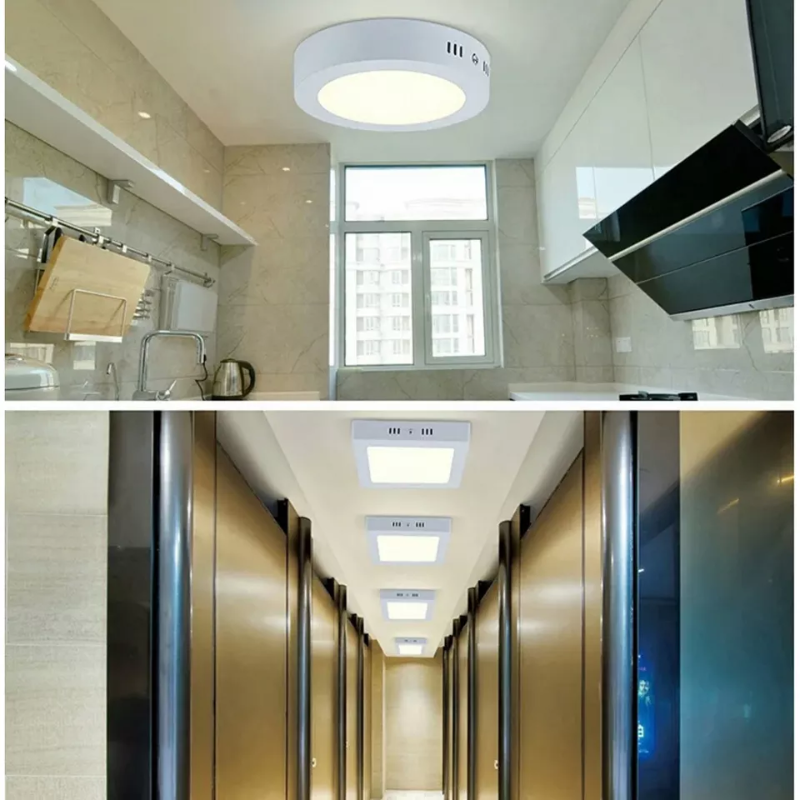 PLAFON LED 18W SOBREPUESTO REDONDO LUZ CALIDA / FRIA