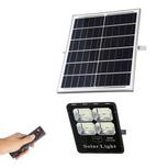 REFLECTOR SOLAR LED CUERPO ALUMINIO NEGRO 100W BATERIA LiFePo4 15AH