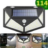 PACK X 4 FOCO SOLAR APLIQUE 114 LED