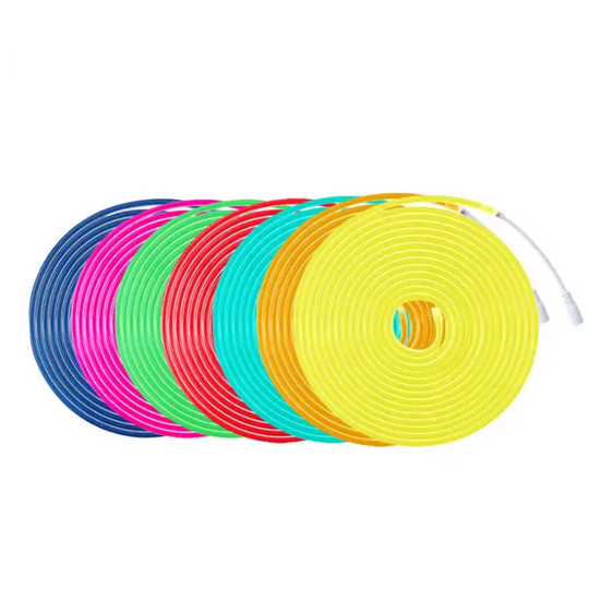 CINTA DE LUZ LED NEON 5 MTS TRANSFORMADO 12V