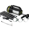 KIT SOLAR DE CAMPING RADIO BLUETOOTH, LINTERNA Y AMPOLLETAS