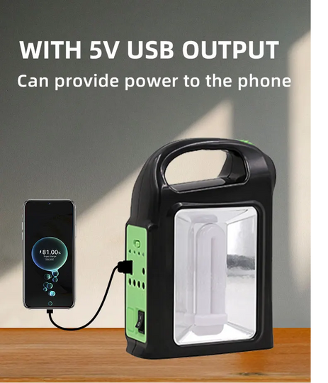 KIT SOLAR DE CAMPING E ILUMINACION CL-02