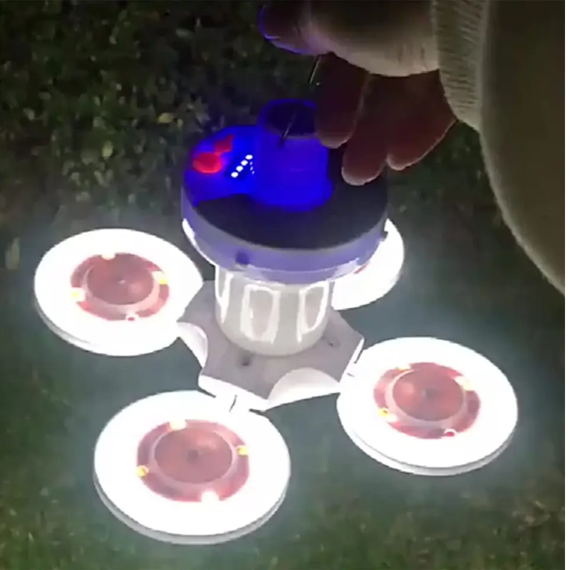 AMPOLLETA SOLAR LED DE EMERGENCIA RECARGABLE / 40 W