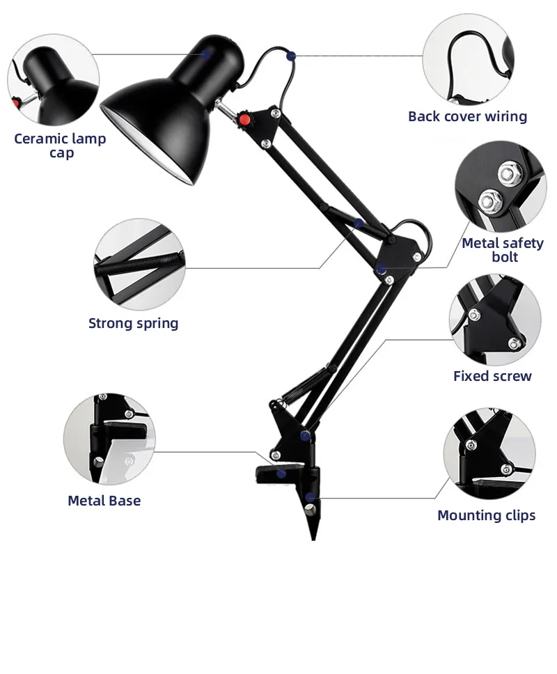 Lampara Escritorio / Mesa / Estudio / Flexible 360°