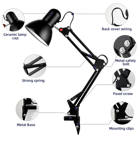 Lampara Escritorio / Mesa / Estudio / Flexible 360°