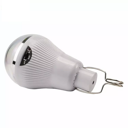 AMPOLLETA SOLAR LED DE EMERGENCIA RECARGABLE / PANEL SOLAR INDEPENDIENTE