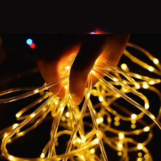 LUZ SOLAR LED MANGUERA IMPERMEABLE HADAS 5 MTS.