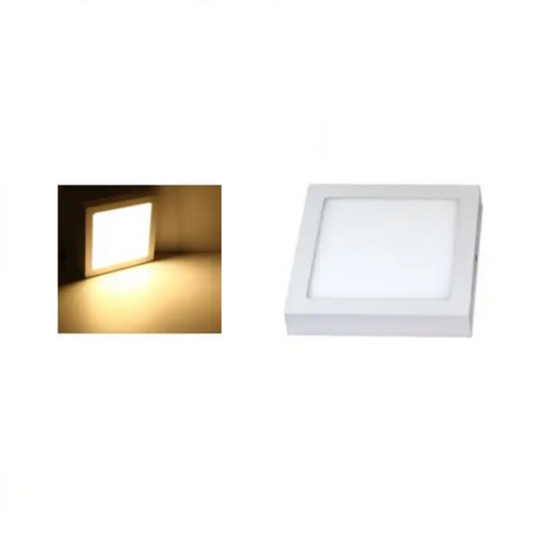 PLAFON LED 24W SOBREPUESTO CUADRADO LUZ CALIDA / FRIA