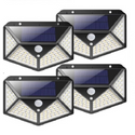 PACK X 4 FOCO SOLAR APLIQUE 100 LED