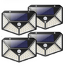 PACK X 4 FOCO SOLAR APLIQUE 100 LED
