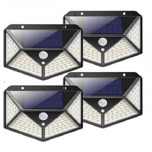 PACK X 4 FOCO SOLAR APLIQUE 100 LED