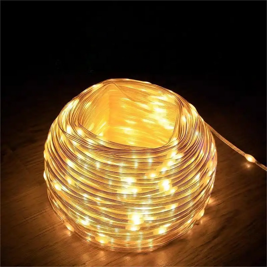 Luz Guirnalda Hada Cable Impermeable 10mts 10led Decoración