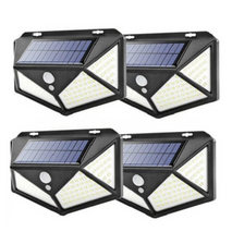 PACK X 4 FOCO SOLAR APLIQUE 114 LED