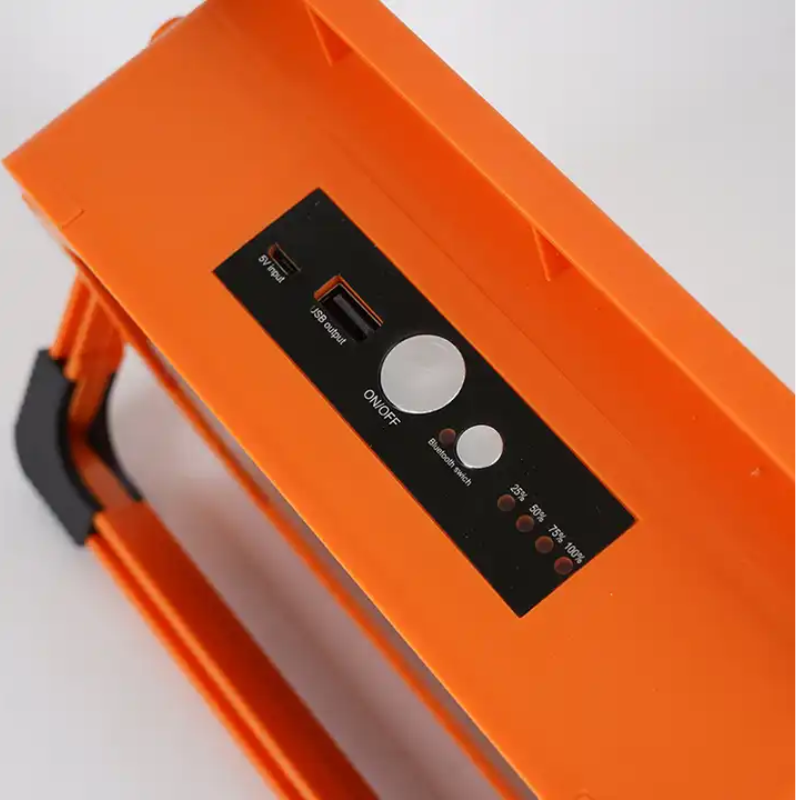 KIT SOLAR DE EMERGENCIA CAMPING BLUETOOTH  LINTERNA
