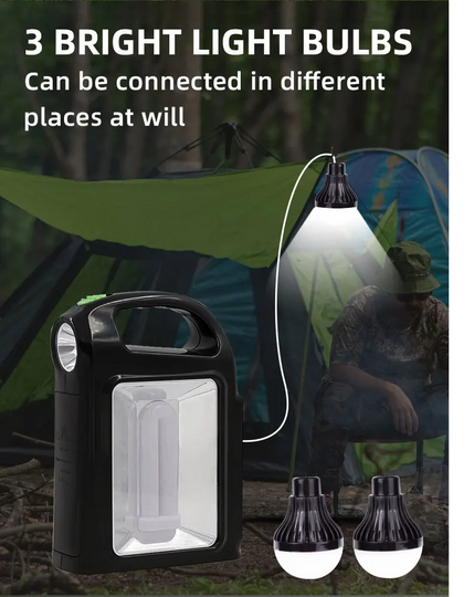 KIT SOLAR DE CAMPING E ILUMINACION CL-02