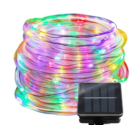 LUZ SOLAR LED MANGUERA IMPERMEABLE HADAS 5 MTS.