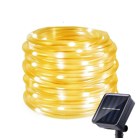 LUZ SOLAR LED MANGUERA IMPERMEABLE HADAS 5 MTS.