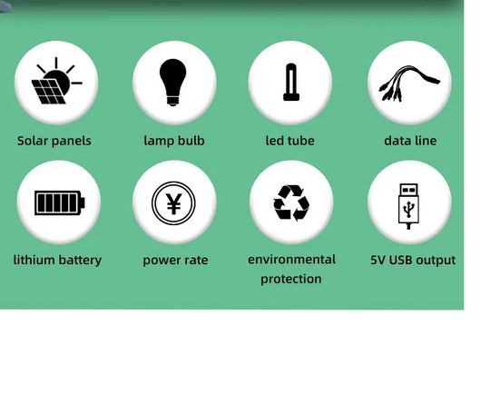 KIT SOLAR DE CAMPING E ILUMINACION CL-02