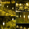 PACK X 12 ESTACAS SOLARES DE CAMINO PARA JARDIN IMPERMEABLES