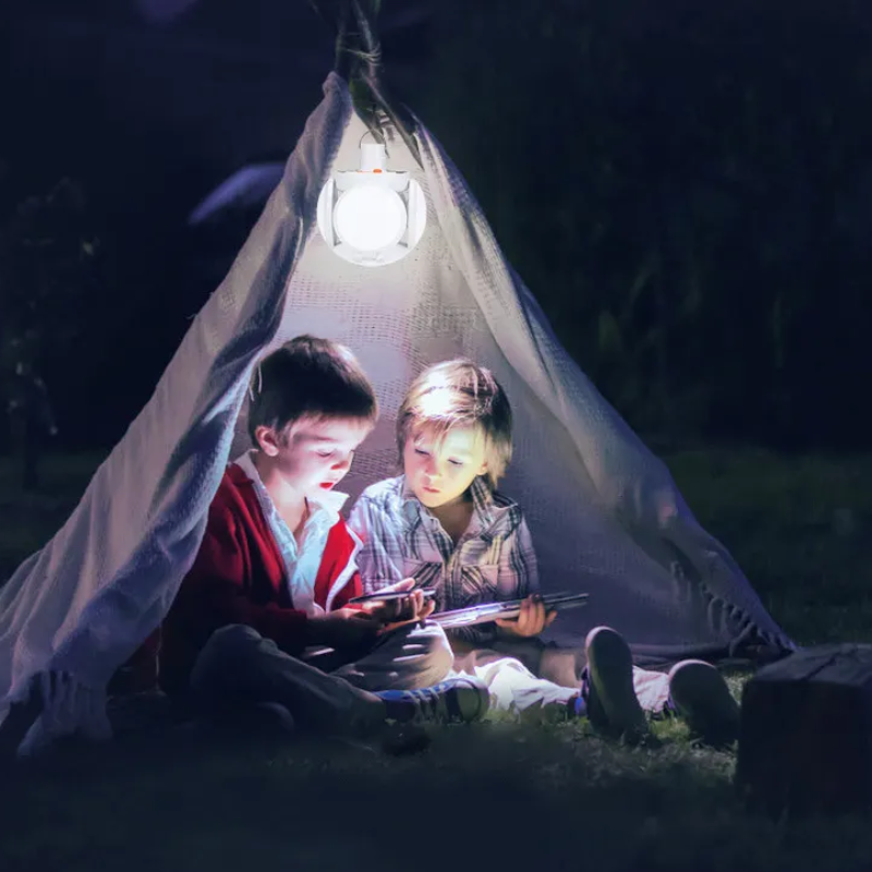 AMPOLLETA SOLAR LED DE EMERGENCIA RECARGABLE / 40 W