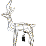 RENO SOLAR LED NAVIDEÑO EXTERIOR LUZ CALIDA / MULTICOLOR