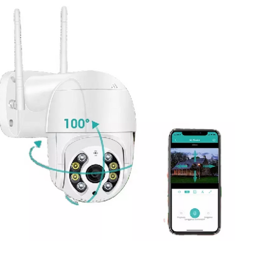 Cámara Ip Wifi Exterior Inalámbrica Zoom 5x