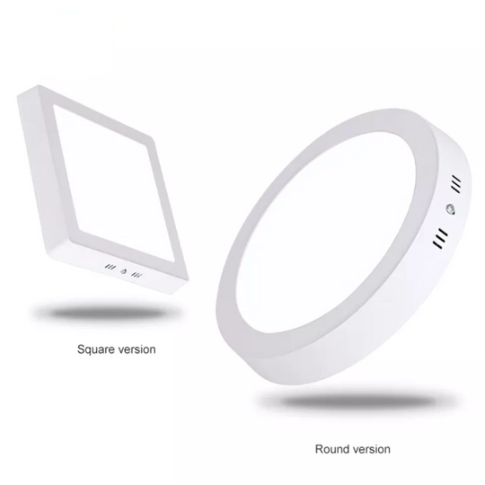 PLAFON LED 18W SOBREPUESTO CUADRADO LUZ CALIDA / FRIA