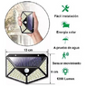 PACK X 4 FOCO SOLAR APLIQUE 100 LED