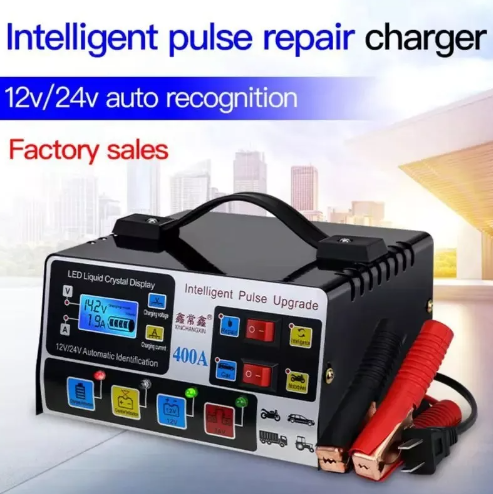 Cargador De Batería Automotriz Automático 12 / 24v