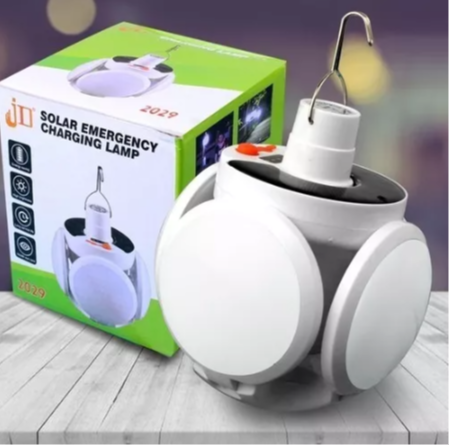 Ampolleta Solar Led De Emergencia Recargable / 40 W Color De La Luz Blanco Frío
