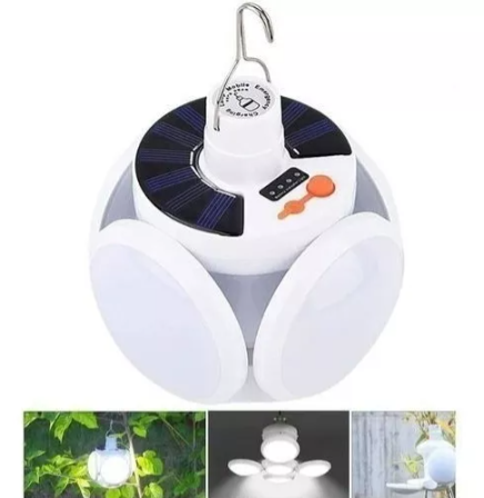 Ampolleta Solar Led De Emergencia Recargable / 40 W Color De La Luz Blanco Frío