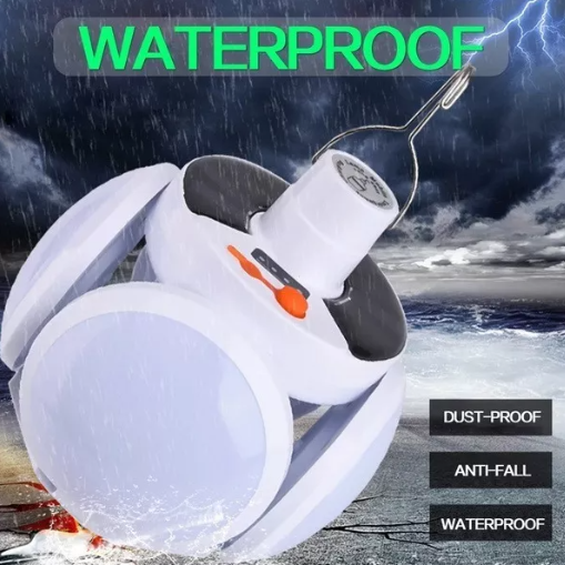 Ampolleta Solar Led De Emergencia Recargable / 40 W Color De La Luz Blanco Frío