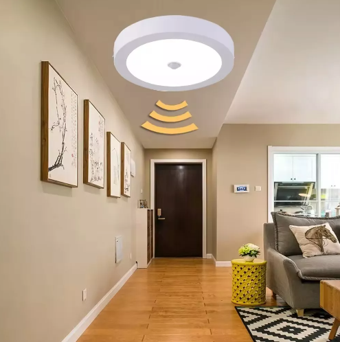 Plafón Led 18W / sensor de movimiento