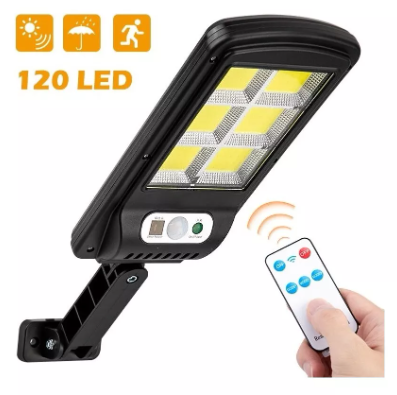 Foco Led Solar Led Sensor 12 Hrs / 3 Modos