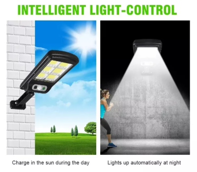 Foco Led Solar Led Sensor 12 Hrs / 3 Modos