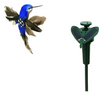 Estaca Colibrí Solar Decoración Patio Jardín PACK X6