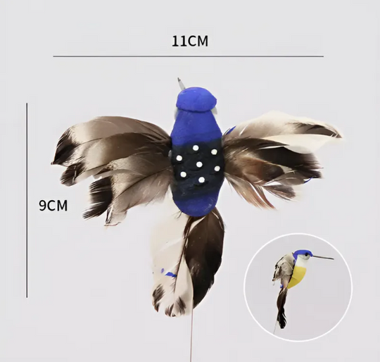 Estaca Colibrí Solar Decoración Patio Jardín PACK X6