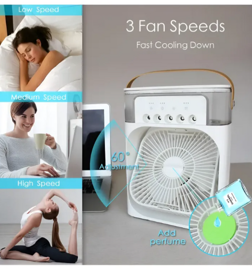 Ventilador Portatil De Aire Acondicionado Humidificador UBS