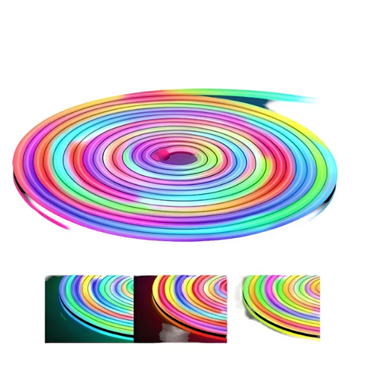 Cinta Neón LED Multicolor 5 m 12 V con App y Control Remoto