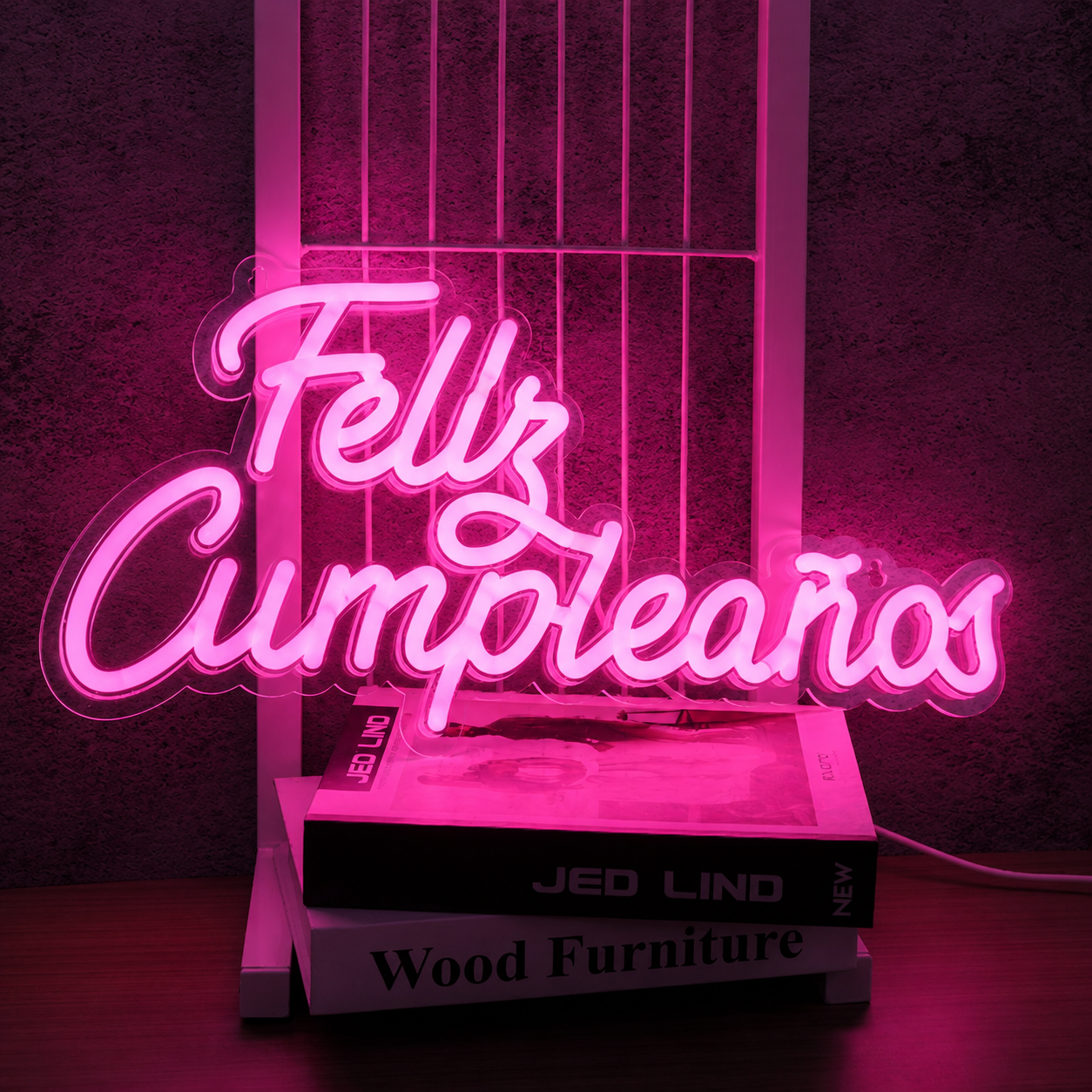 Letrero Feliz Cumpleaños 220v