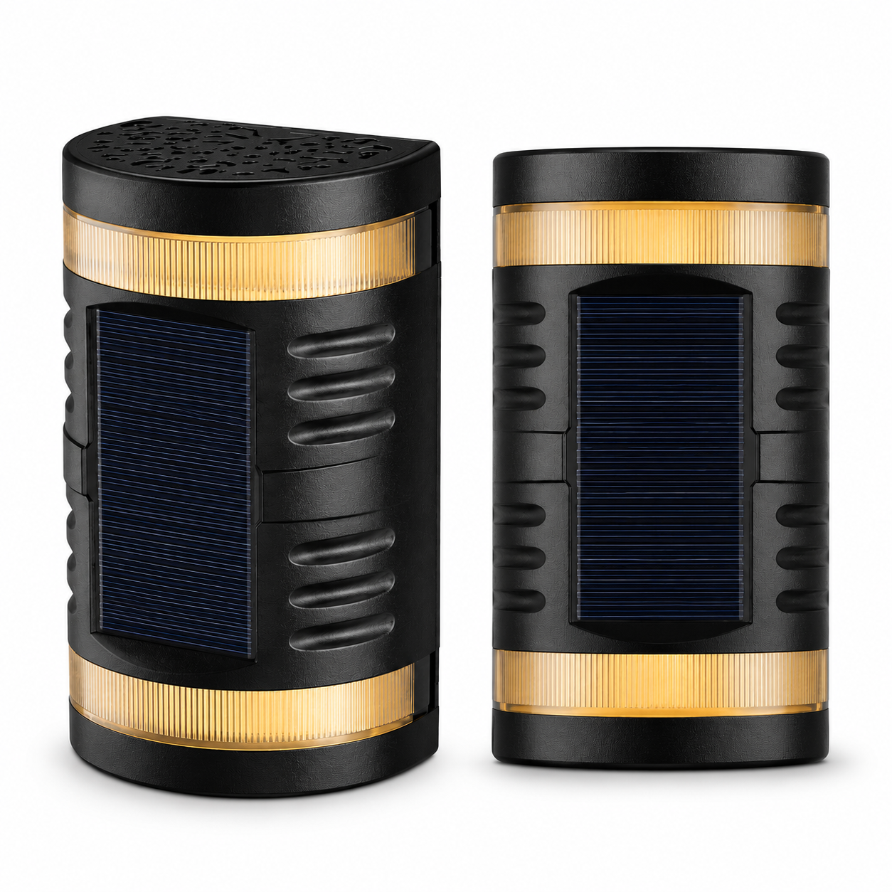 Pack X 2 Lampara Solar Led Exterior Aplique Figura Vintage