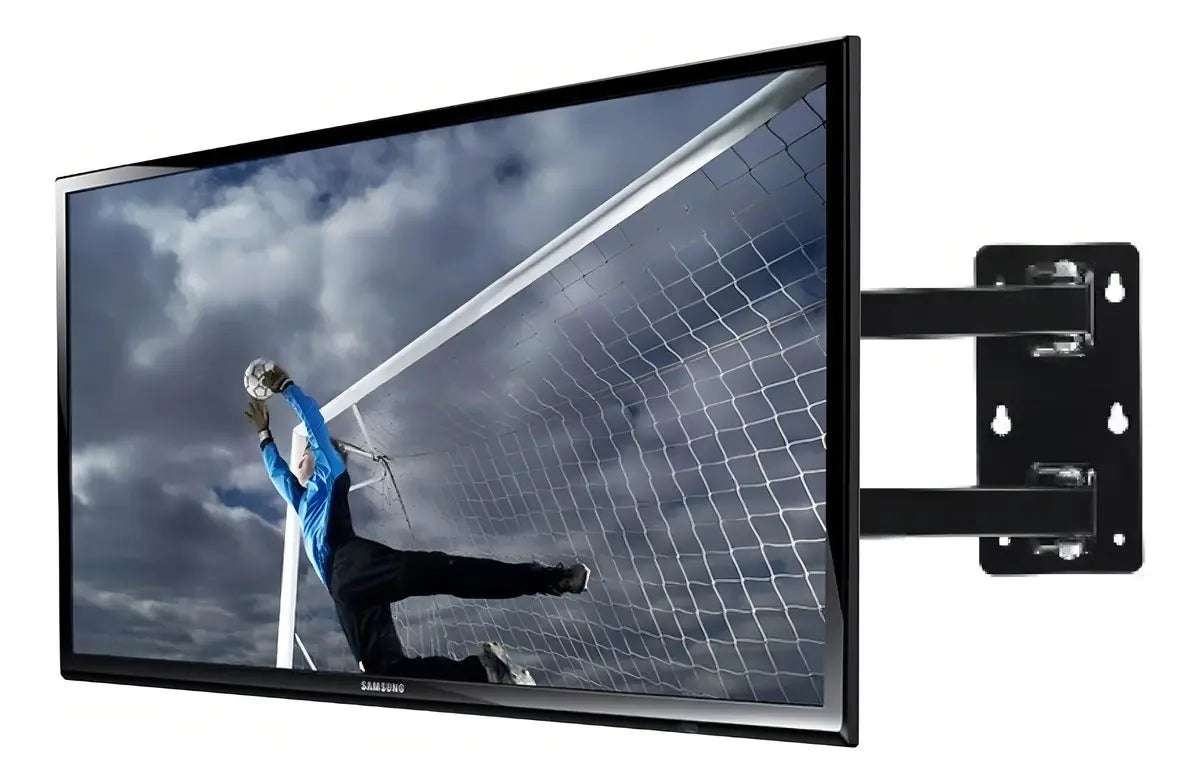 Soporte Para Tv Brazo 14 A 55 Pulgadas Pared Con Tornillos D Color Negro F-3 P-1