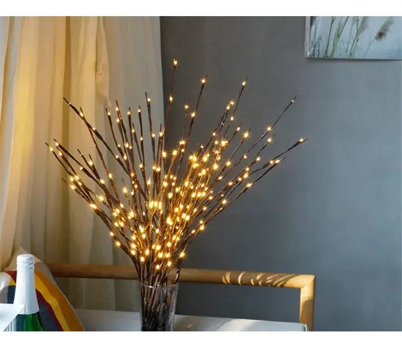 Rama Artificial 20 Led Luz Cálida